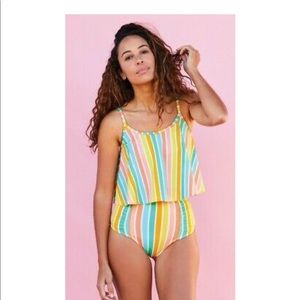 Matilda Jane Colorful Coast Swimsuit Medium